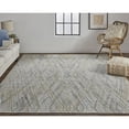 thumbnail image 6 of 5' X 8' Gray And Ivory Abstract Hand Woven Area Rug, 6 of 9