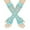 Light Blue-1, variant on Women's Winter Wrist Arm Warmer Solid Knitted Long Fingerless Gloves Mitten With Fishnet Detail Black