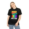 thumbnail image 2 of Proud LGBT Love is Love Lesbian Gay LGBT Pride Shirt LGBTQ Plus Size Tops for Women, 2 of 8