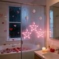 thumbnail image 4 of 3 Pack LED Heart Curtain Light Set with Suction Cups, Multi Mode Romantic Party Decoration String Lights for Wedding Room and Holiday, 4 of 6
