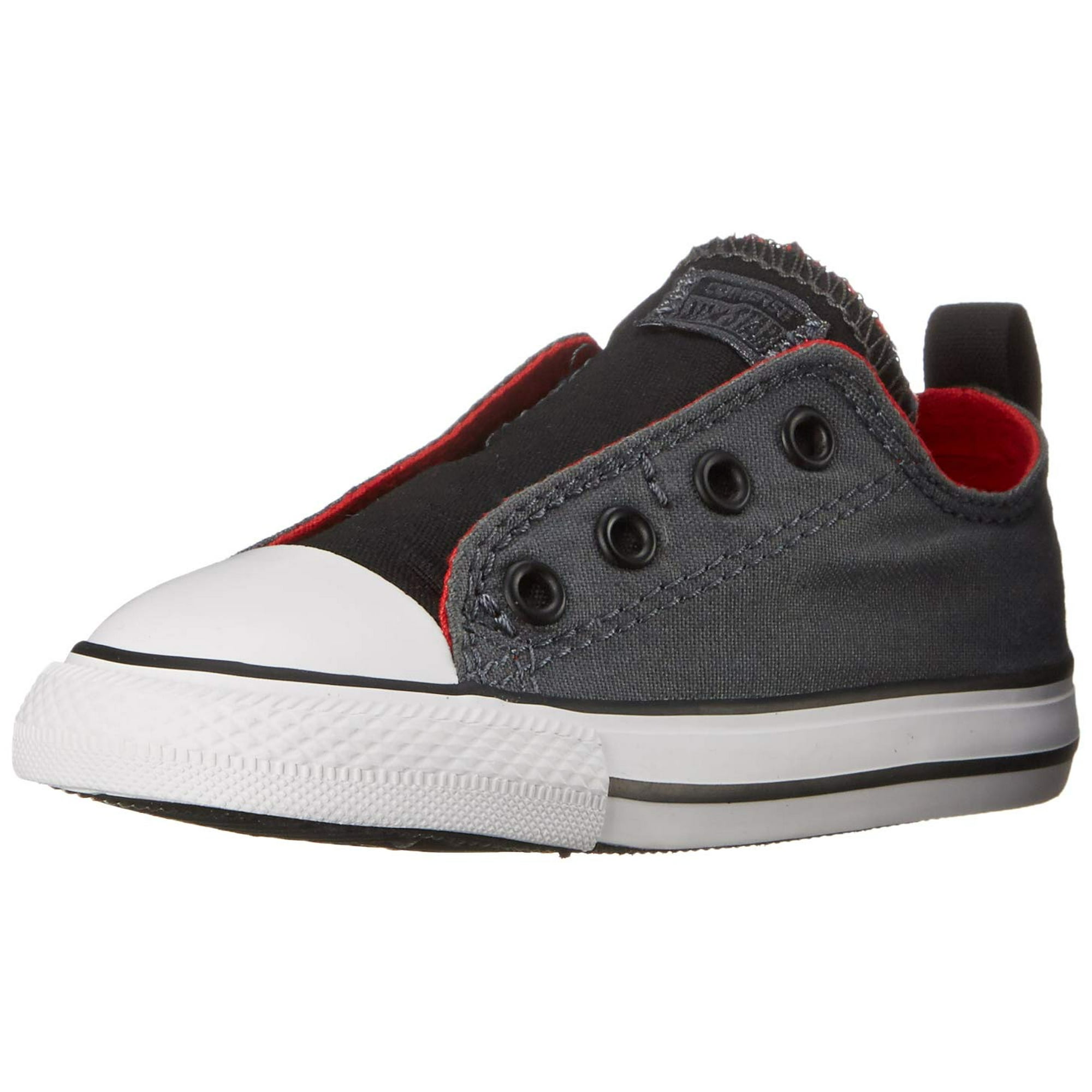 Converse Kids Boys Chuck Taylor All Star Simple Slip Infant Toddler Thunder Casino Black 8 M