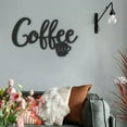 thumbnail image 3 of Letrero decorativo de pared para cafetería o bar de café y té, ideal para decoración de jardines, restaurantes y casas de campo. 30x18CM, 3 of 7