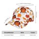 thumbnail image 2 of Fotbe Thanksgiving Turkey Leaves Gorro Clásico de Béisbol, Gorra Ajustable con Broche Snapback, Gorro de Exterior de Algodón Suave, 2 of 6