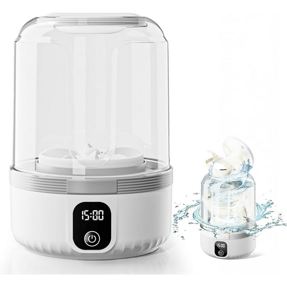 Underwear Washing Machine, Upgrade Mini Portable Washing Machine Rechargeable Underwear Washer Deep Cleans Small Clothes for Apartment, Dorm, RV, Travel & Hotel Use