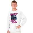 thumbnail image 5 of Football Jock Helmet Never Back Down Men's Long Sleeve Tee T Shirt Brisco Brands S, 5 of 6