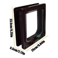 thumbnail image 2 of LSLJS Dog Door Abs Plastic Door Opening Installation, Pet Supplies, 2 of 2