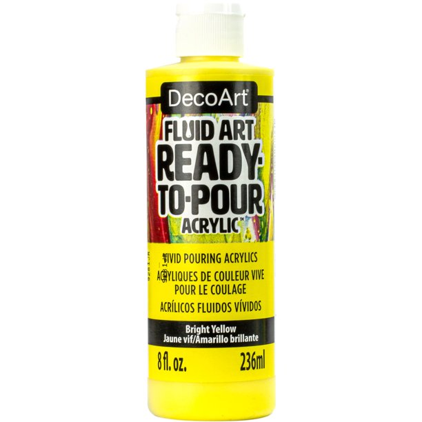 12 Pack DecoArt® Fluid Art ReadyToPour Acrylic™ Paint, 8oz