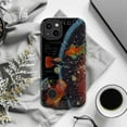 thumbnail image 6 of Cosmic Fish Phone Case, Surreal Galaxy Aquarium Art iPhone Cover, Space Fantasy Artistic Protective Case for iPhone 16 15 14 13 12 11 Pro Plus Mini, 6 of 6