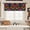 Colorful Fiesta, variant on Miyotaa Vintage Flower Kitchen Curtain Valance 54W x 18H Rod Pocket Retro Burnt Orange Blossom Botanical Autumn Fall Window Treatment for Living Room Bedroom Bathroom