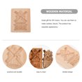thumbnail image 3 of EeaseMX 1 molde creativo para hornear galletas, herramienta única para moldear postres (color madera), 3 of 8
