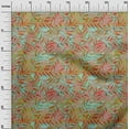 thumbnail image 3 of oneOone Cotton Poplin Twill Yellow Fabric Leaves Quilting Supplies Print Sewing Fabric By The Yard 56 Inch Wide, 3 of 6
