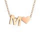 thumbnail image 1 of Collar de viento de amor tridimensional DIY, collar con nombre personalizado, cadena de clavícula Joker femenina, 1 of 6