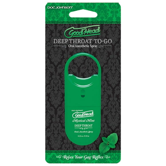 GoodHead Throat Numbing Spray, Mystical Mint 0.33 oz