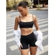 thumbnail image 5 of Shorts INGIA de Cintura Alta Sin Costura Frontal 10 cm Negro XL, 5 of 6