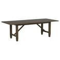 thumbnail image 2 of Benjara Andy 5pc Dining Table Set, Cane Rattan Back, Brown Wood, Beige Fabric, 2 of 5