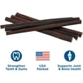 thumbnail image 6 of Best Bully Sticks Peanut Butter Flavored Natural Collagen Chew Sticks for Dogs, 12 Inch 6 Count Bag Long Lasting Natural Chew Treat for Large Dogs, 6 of 6