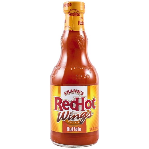 Frank's RedHot Kosher Buffalo Wings Hot Sauce, 12.0 fl oz Bottle