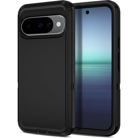 MYKOMI for Google Pixel 10 Case/Pixel 10 Pro Case Shockproof Dust/Drop Proof 3-Layer Full Body Protection [Without Screen Protector] Rugged Heavy Duty Cover for Pixel 10/10 Pro