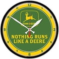 thumbnail image 7 of John Deere Yellow NRLAD Logo Clock - LP79697, 7 of 7