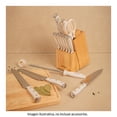 thumbnail image 3 of Juego de Cuchillos Vasconia Ceramic Acero Inoxidable Blanco 15 piezas, 3 of 5