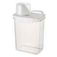thumbnail image 1 of Airtight Food Storage Containers, Clear Pantry Organization with Measuring Lid for Kitchen Counter, 1 of 6