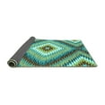 thumbnail image 2 of Ahgly Company Indoor Rectangle Southwestern Turquoise Blue Country Area Rugs, 8' x 10', 2 of 4
