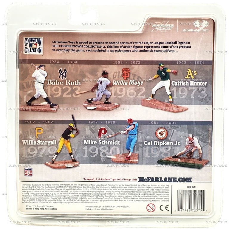 MLB Cooperstown Collection NY Yankees Babe Ruth Figure 2005