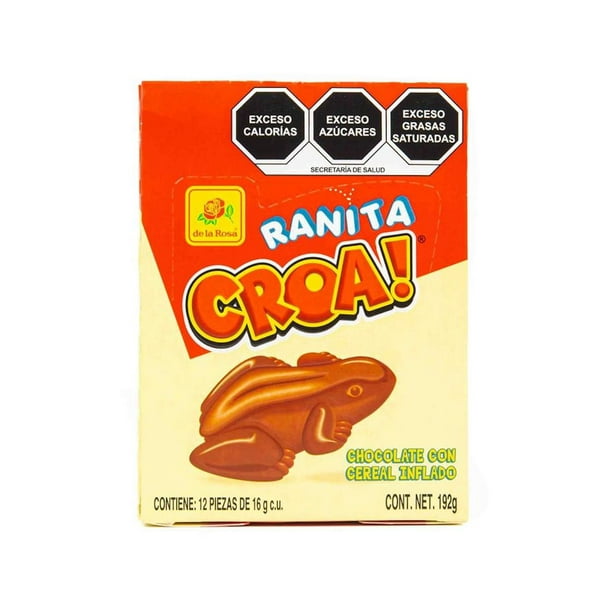 Pack de 24 Chocolate de la Rosa Ranita croa de 12pzas de la Rosa 12pzas