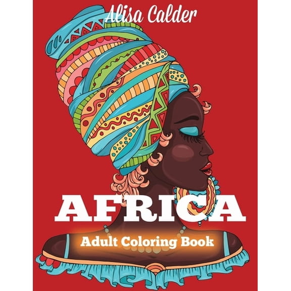Africa Coloring Book, (Paperback)