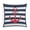 Pattern-1, variant on Cushion Covers Navy Blue, White And Red Stripes with An Anchor Zippered Pillow Cover 16"x16" Decor for Sofa Couch Nautical Anchor Couch Throw Pillows