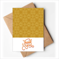 thumbnail image 1 of Tailandia Golden tejer patron decorativo Nota en blanco del sobre de la tarjeta de agradecimiento, 1 of 4