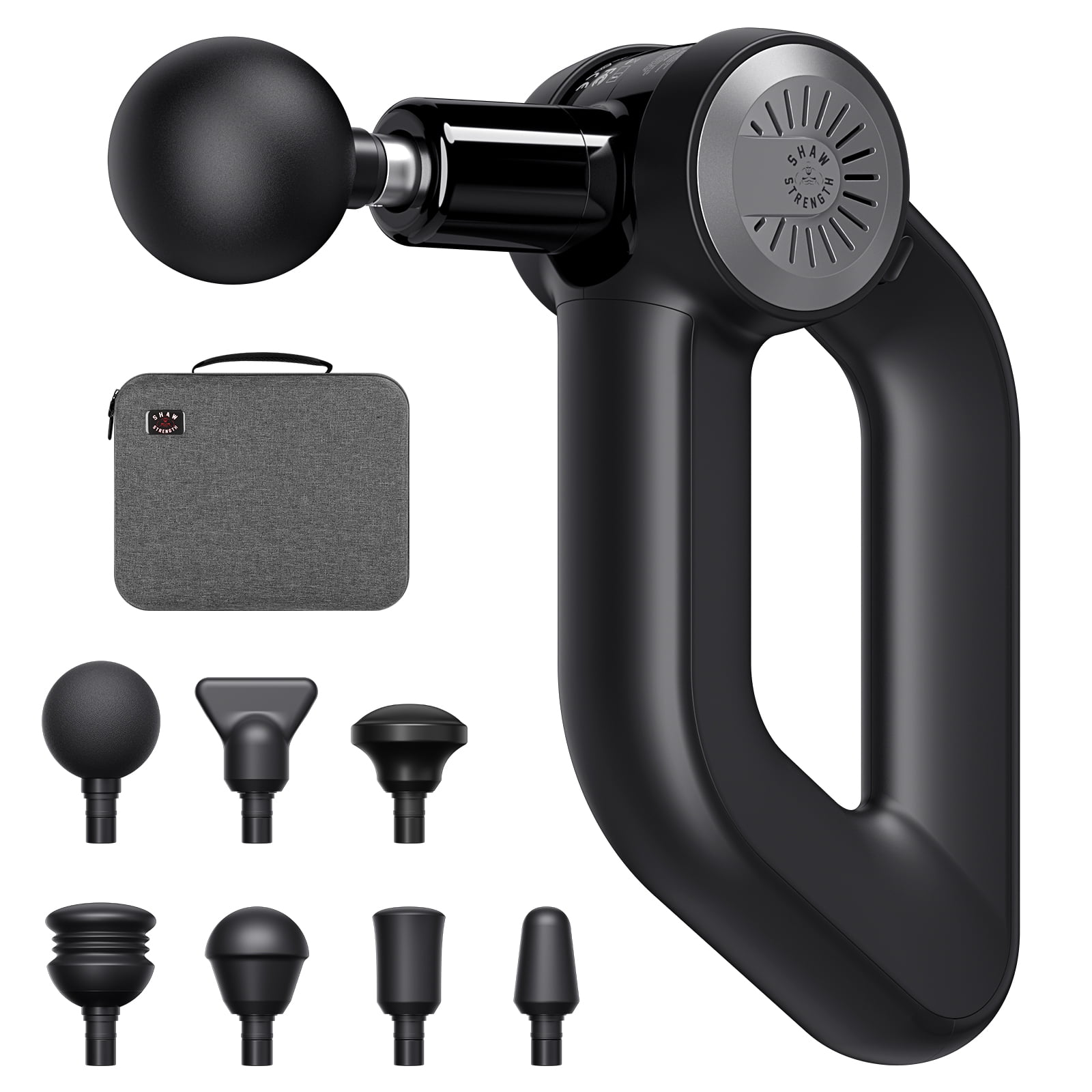 Super Quiet Professional Sonic LX Percussion Massage Gun Red - 9 Speeds 7 Attachments Limitless Usage, Powerful Deep Tissue Muscle Massager For Athlete Recovery And Chiropractic Therapy - Upgraded - View #6