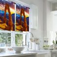 thumbnail image 2 of LALILO Kitchen Curtains and Valances Set of 3 36" Beautiful Window Treatment Tiers for Window Decor, 2 of 5