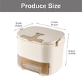 thumbnail image 5 of Push Press Ice Cubes Tray Double Layer Freezer Container Easy Releases Systems Ice for Iced Coffee Making Tool, 5 of 8