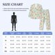 thumbnail image 4 of Fotbe Watercolor Wildflowers Pijama de Hombre con Estampado de Manga Larga, Conjunto de 2 Piezas, Ropa de Dormir Suave y Cómoda con Bolsillos-X-Large, 4 of 7