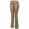 thumbnail image 3 of MixMatchy Women's High Waist Comfy Stretchy Bootcut Trouser Pants, 3 of 3