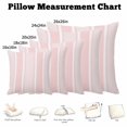 thumbnail image 5 of Throw Pillow Covers, Pink Stripe 16x16 Pillow Covers for Couch/Sofa/Bed, Boho Striped Modern Minimalist Geometric Lines Decorative Square Linen Cushion Pillowcase for Home Decor, 5 of 9