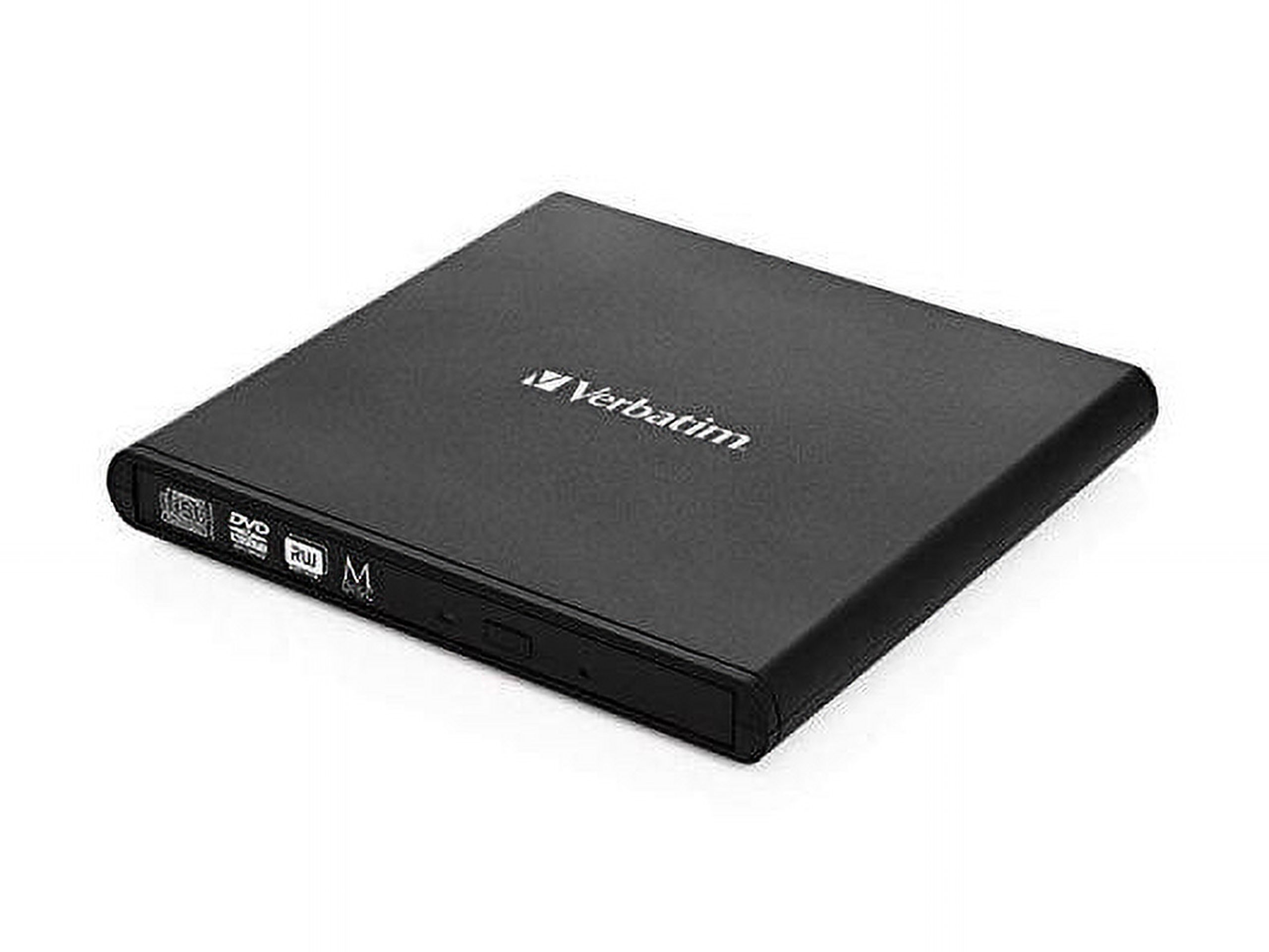 Verbatim USB External Slimline CD/DVD Writer Model 98938 - image 5 of 20