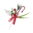 thumbnail image 2 of Lilgiuy Christmas Floral Picks and Sprays, Artificial Christmas Flowers with Berry Stems, Pinecones for Crafts, Red Berry Picks for Christmas Tree, Wreaths and Holiday Decorations, 11.81in, 2 of 6