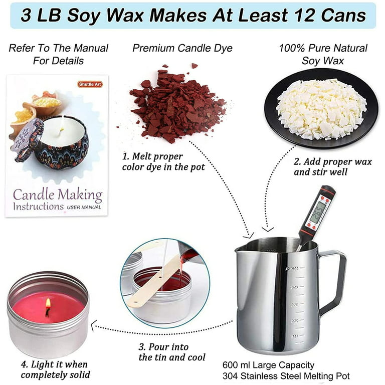 3 Ways to Melt Wax for Candle Making – Village Craft & Candle