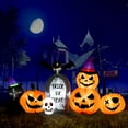 thumbnail image 6 of 8FT Halloween Inflatables Outdoor Decoration, White Ghost, Pump8FT Halloween Inflatables Outdoor Decoration, Pumpkin, Blow up Yard Decoration with LED Lighkin, Blow up Yard Decoration with LED Lights, 6 of 8