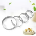 thumbnail image 6 of Household Round With Hole Breathable French Style Mousse Cake Ring Kitchen Baking Tool, 6 of 6