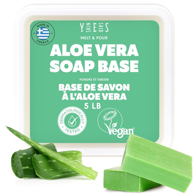 Base de jabón Skin Said Yes Aloe 2.27 kg - Melt and Pour 98% natural