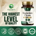 thumbnail image 4 of Magnesium Citrate 1000mg - High Absorption Magnesium Supplement Supports Muscle, Bone, Nerve & Heart Health - Extra Strength Magnesio Complex Pills - Non-GMO, Premium Energy Formula - 180 Capsules, 4 of 10