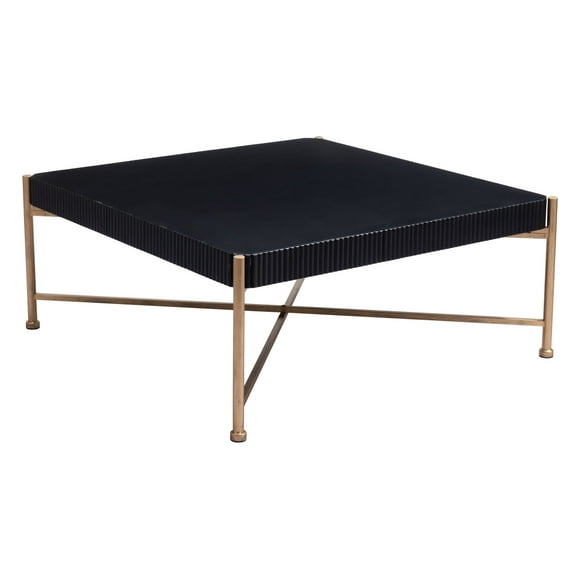 Mesa de Centro Kessa Muebles Nazaire color Negro 104 x 44 x 104 cm
