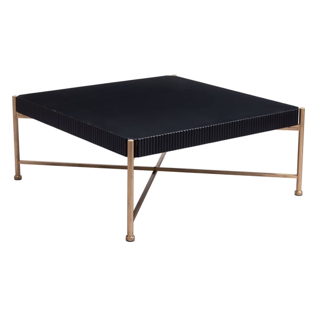 Mesa de Centro Kessa Muebles Nazaire color Negro 104 x 44 x 104 cm