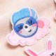 thumbnail image 3 of 12 pegatinas de tela bordadas de dibujos animados de mascotas, parches adhesivos de pequeño gato perezoso, accesorios de ropa diy, parche bordado de panda, 12 buenas noches, 3 of 5