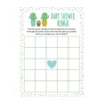 thumbnail image 2 of Jeu de Baby Shower Bingo Cactus - 24 Unités, 2 of 4