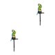 thumbnail image 3 of Bewildely Luces solares impermeables para césped y jardín - Fácil instalación Larga vida útil Outdoor Parrot Green Verde 2Conjunto, 3 of 6