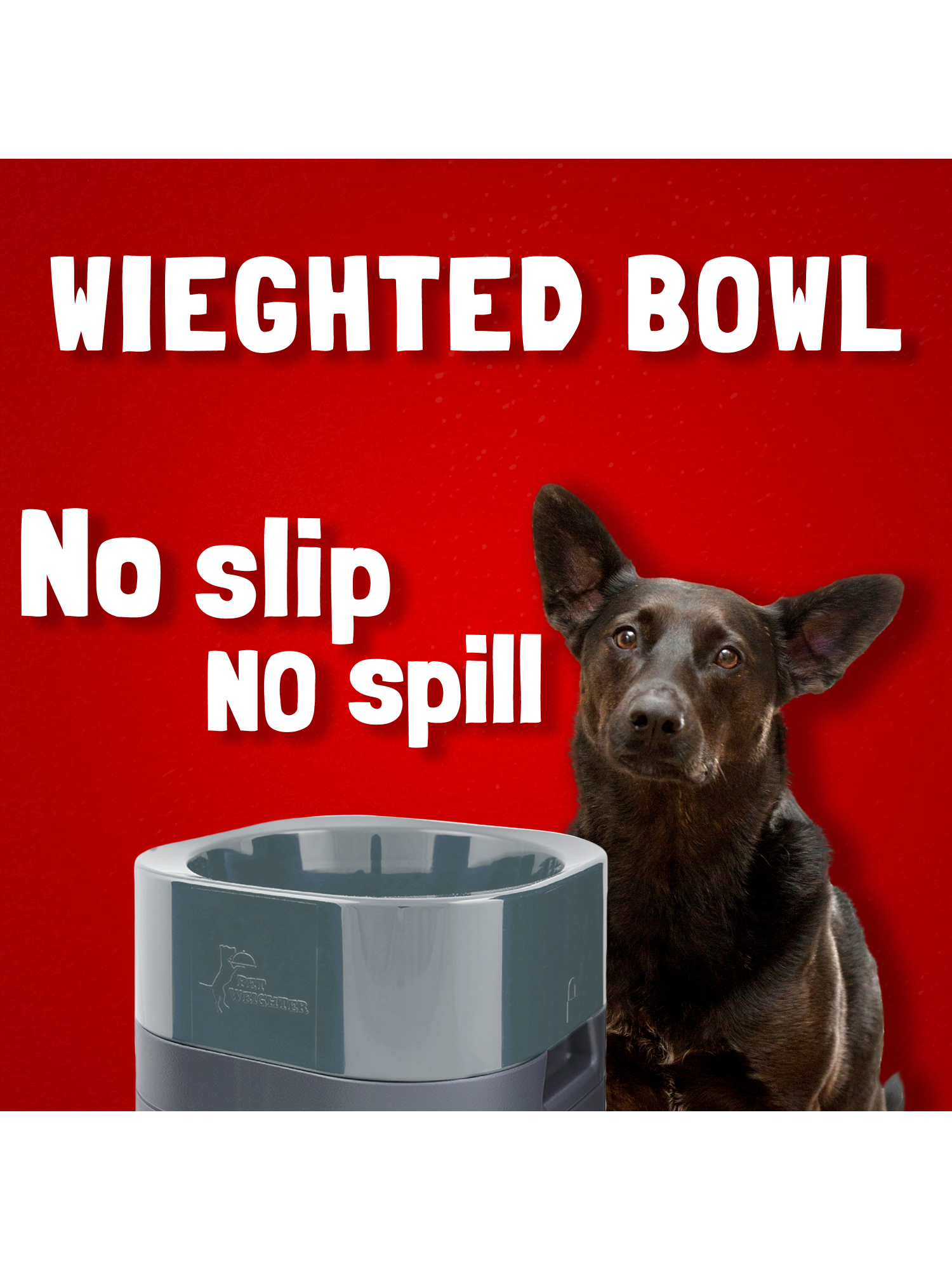 Pet Weighter Elevated Raised Weighted No-Spill Non-Slip Fillable Easy-Clean  Large Dog Bowl, 1 - Fry's Food Stores